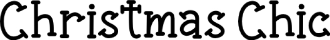 Christmas Chic Font Preview