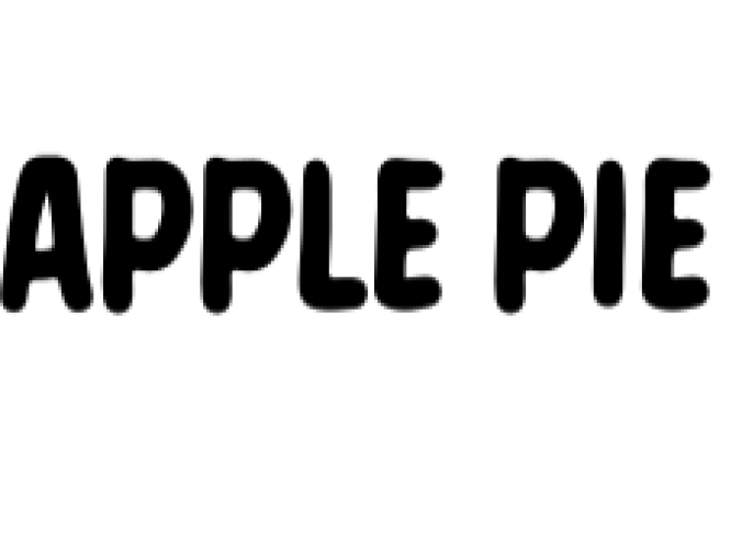 Apple Pie Font Preview