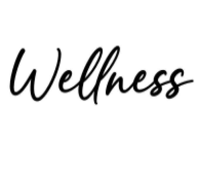 Wellness Font Preview