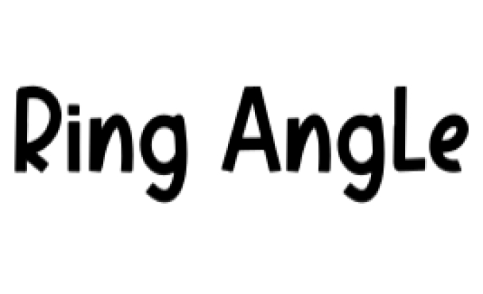 Ring Angle Font Preview