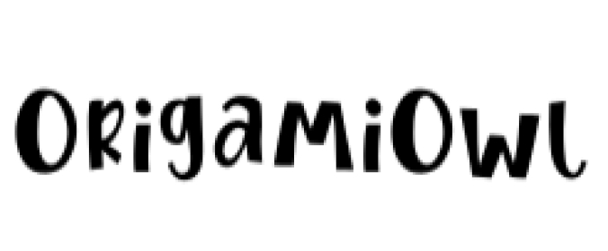 Origami Owl Font Preview