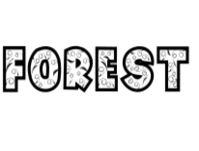Forest Font Preview