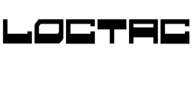 Loctac Font Preview
