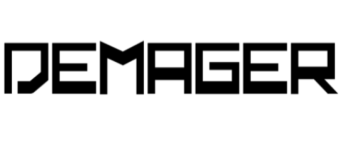 Demager Font Preview