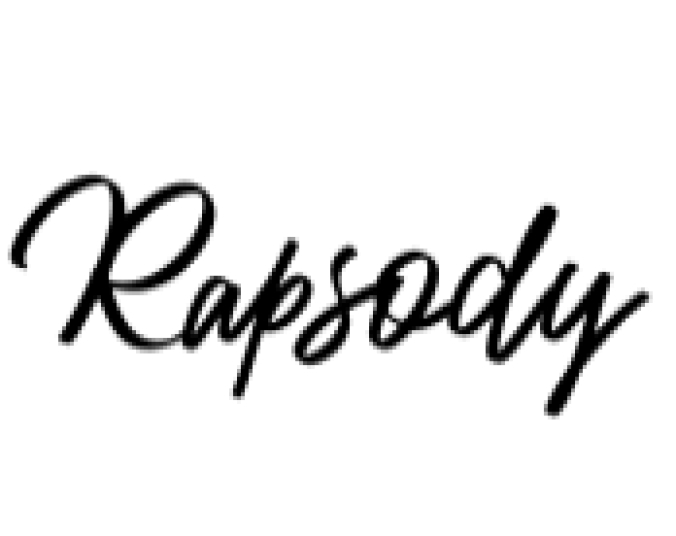 Rapsody Font Preview