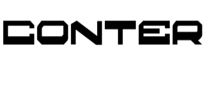 Conter Font Preview