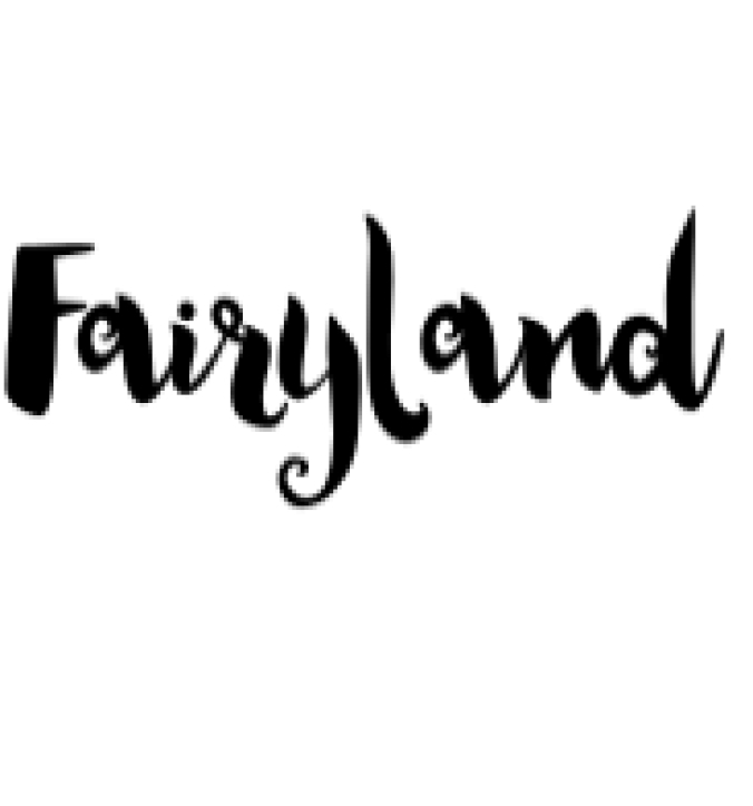 Fairyland Font Preview