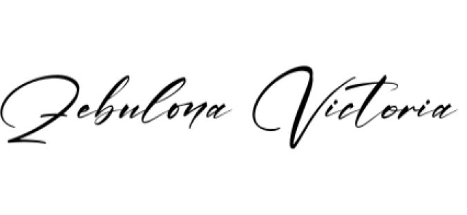 Zebulona Victoria Font Preview