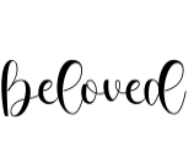 Beloved Font Preview