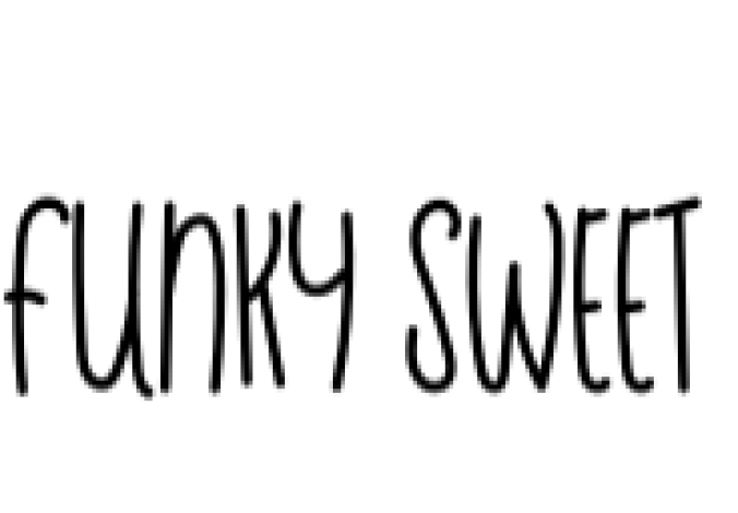 Funky Sweet Font Preview