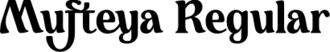 Mufteya Font Preview