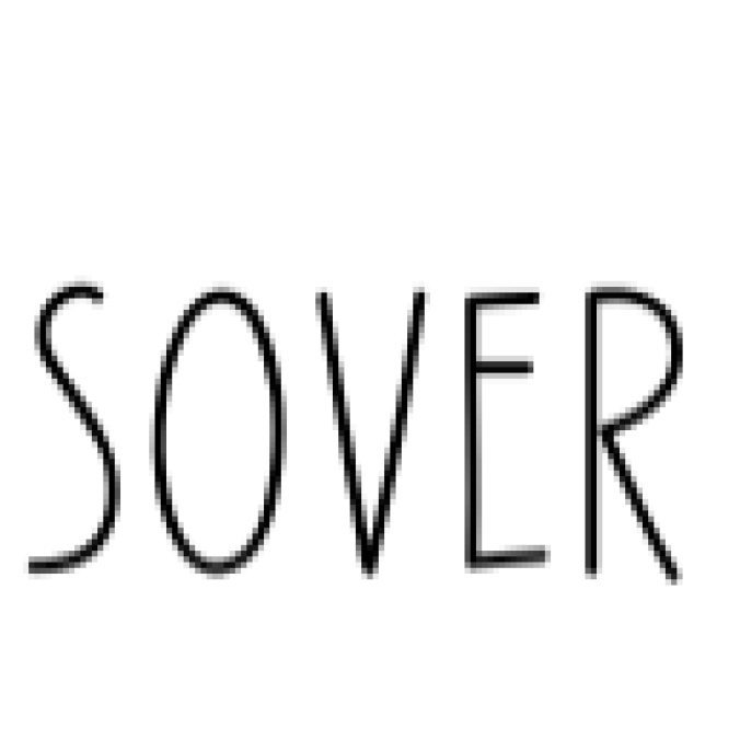 Sover Font Preview