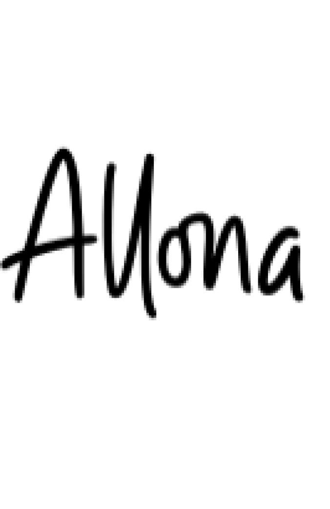Allona Font Preview
