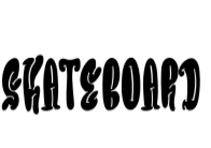 Skateboard Font Preview