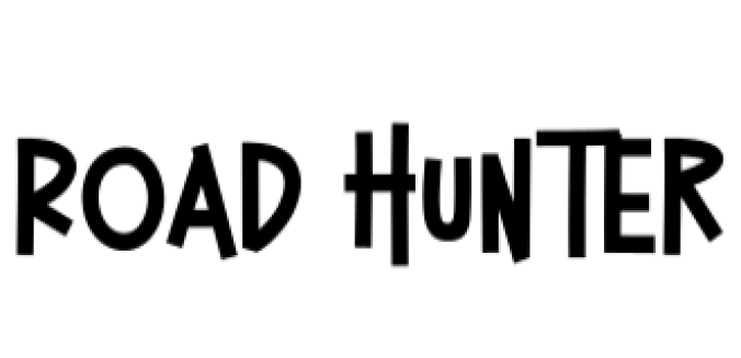 Road Hunter Font Preview