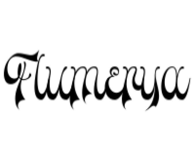 Flumerya Font Preview