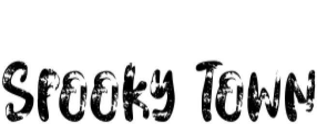Spooky Town Font Preview