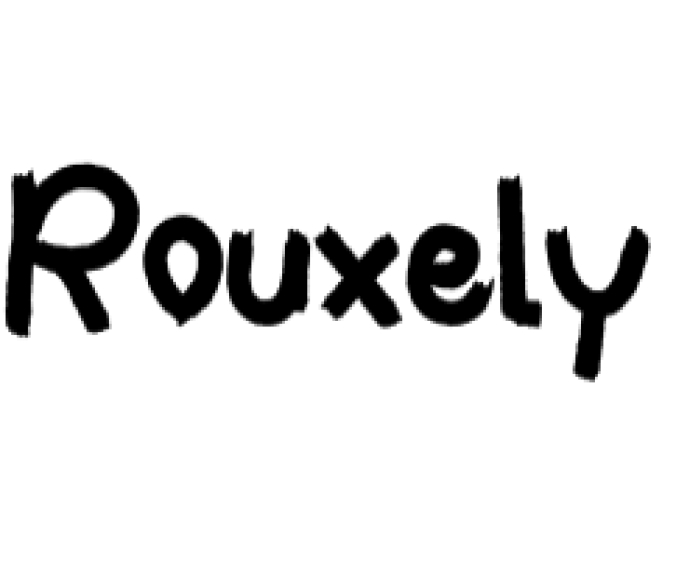 Rouxely Font Preview