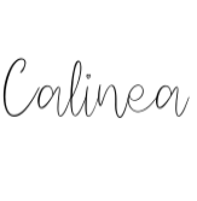 Calinea Font Preview