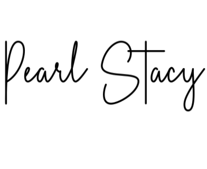 Pearl Stacy Font Preview
