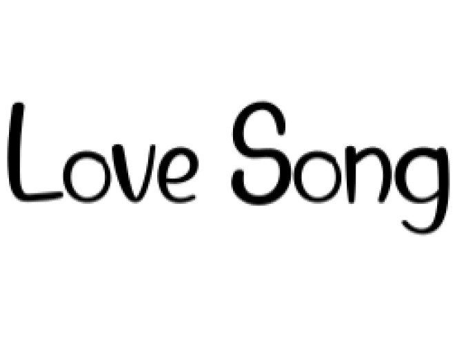 Love Song Font Preview