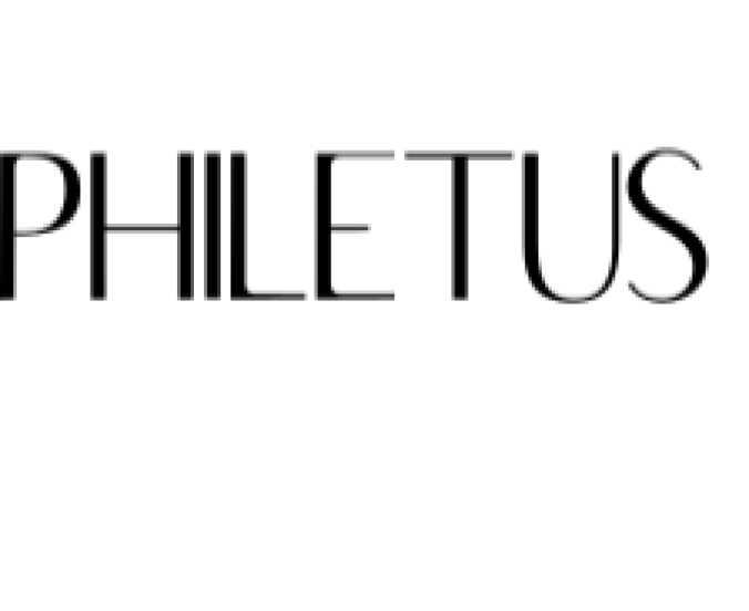 Philetus Font Preview