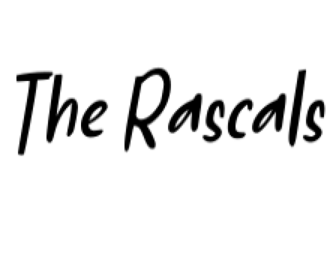 The Rascals Font Preview