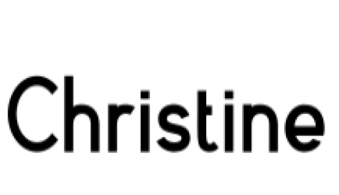 Christine Font Preview