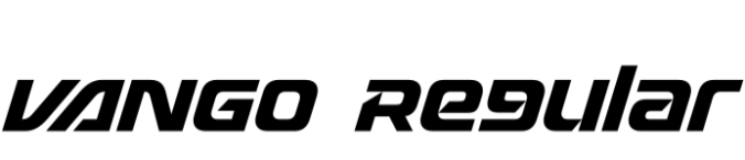 Vango Font Preview