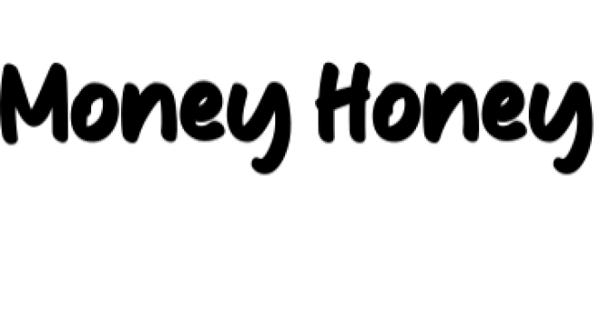 Money Honey Font Preview