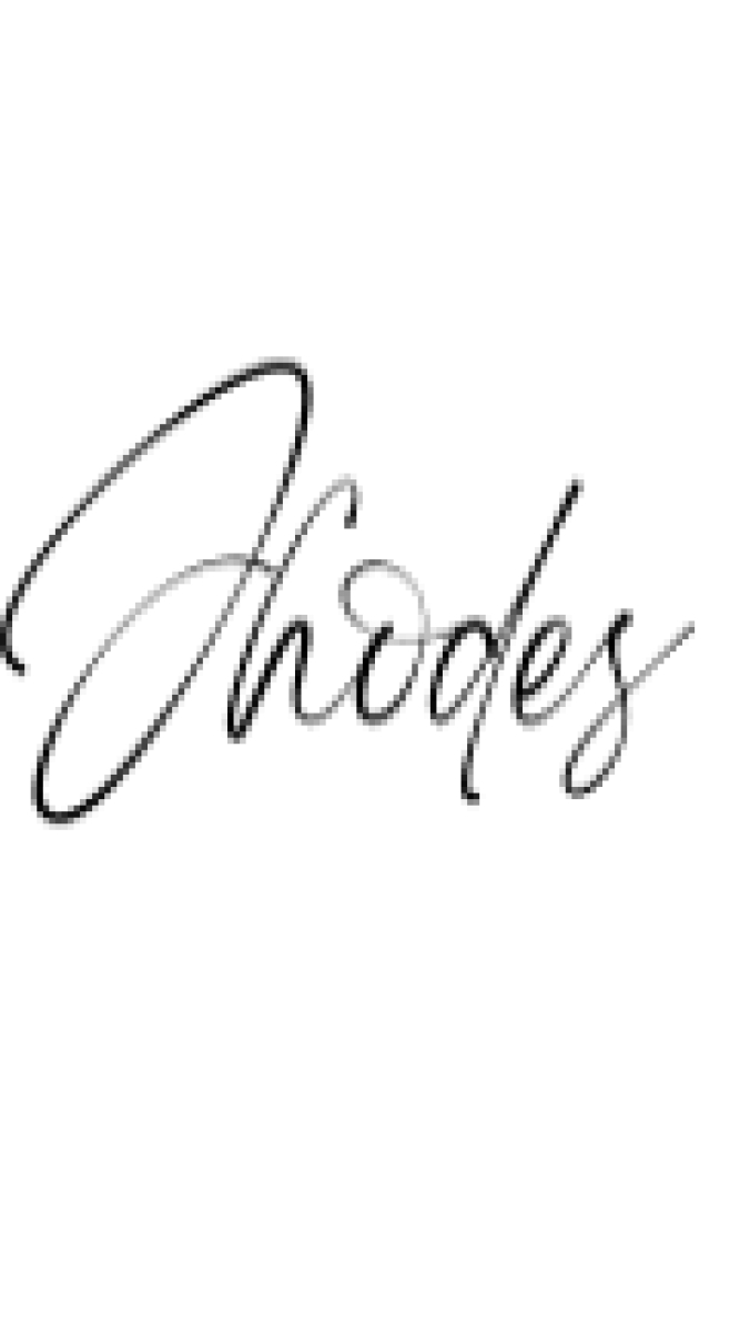Jhodes Font Preview