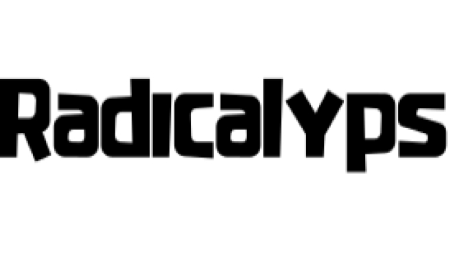 Radicalyps Font Preview