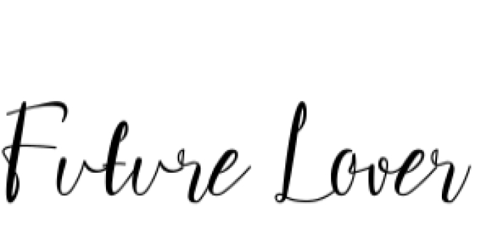 Future Lover Font Preview