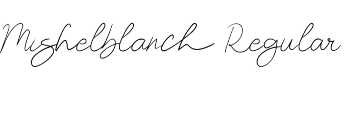 Mishelblanch Font Preview