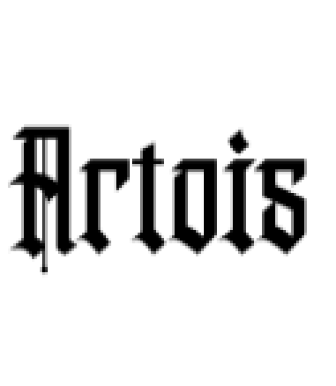 Artois Font Preview