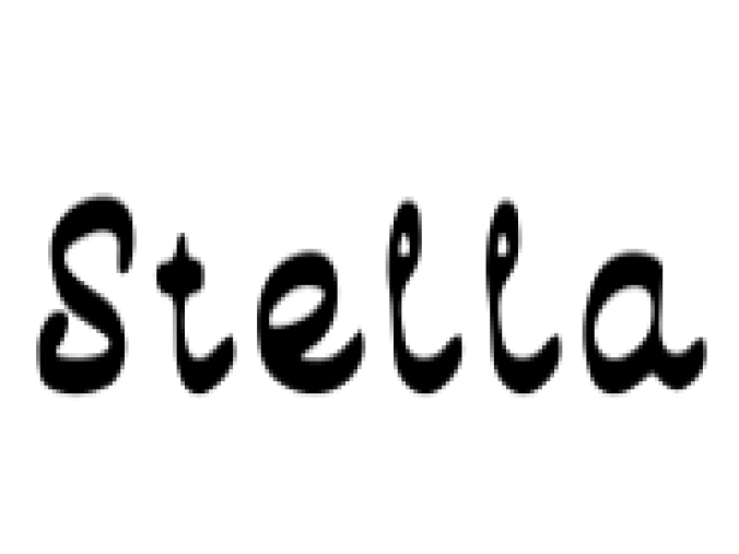 Stella Font Preview