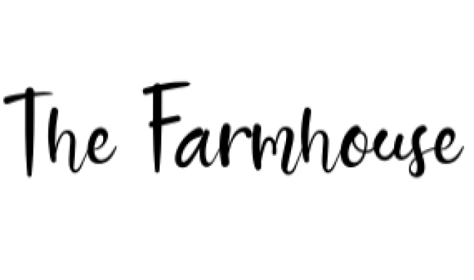 The Farmhouse Font Preview