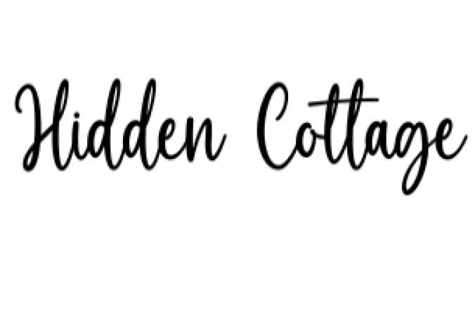 Hidden Cottage Font Preview