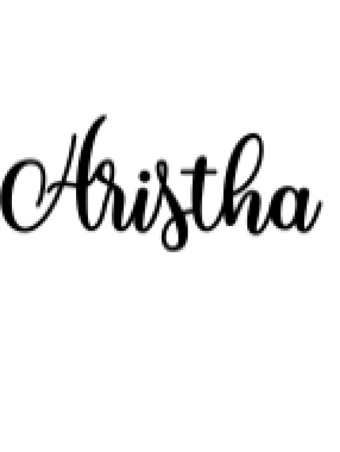 Aristha Font Preview