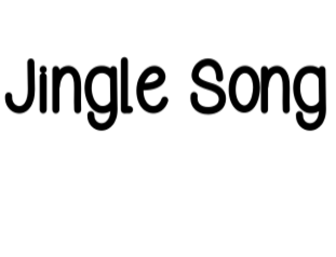 Jingle Song Font Preview