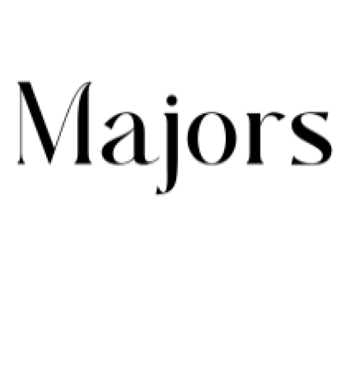 Majors Font Preview