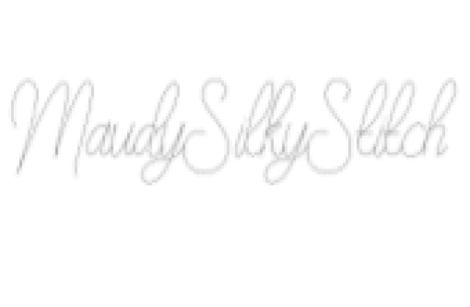 Maudy Silky Font Preview