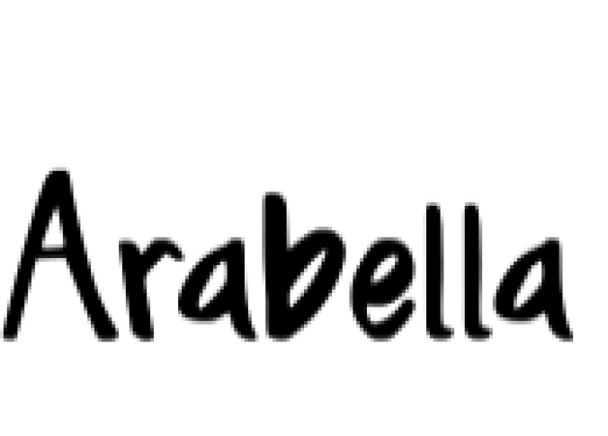Arabella Font Preview