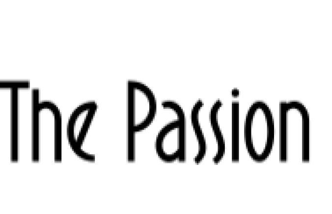 The Passion Font Preview