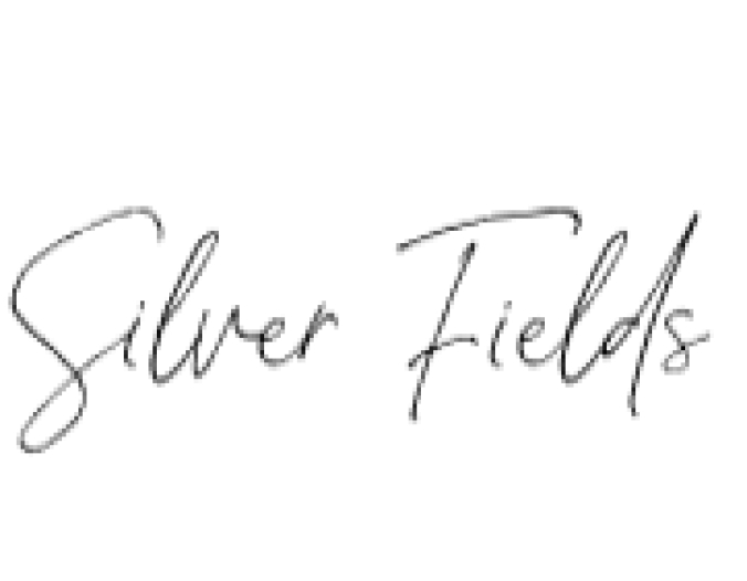 Silver Fields Font Preview