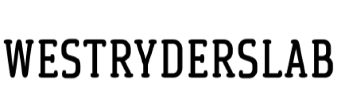Westryder Font Preview