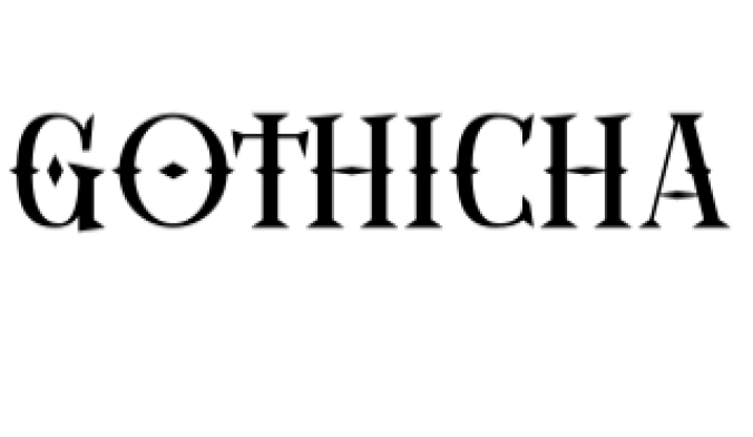 Gothicha Font Preview