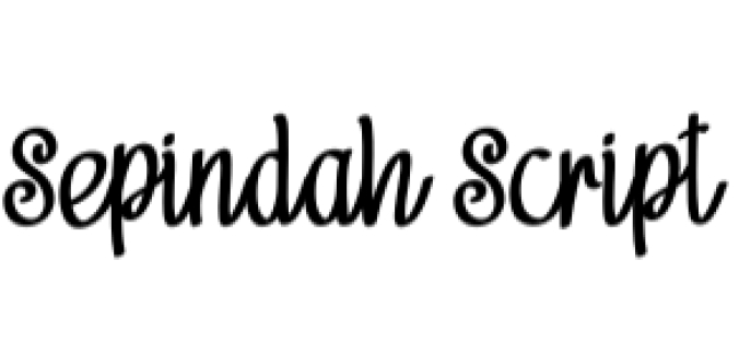 Sepindah Duo Font Preview