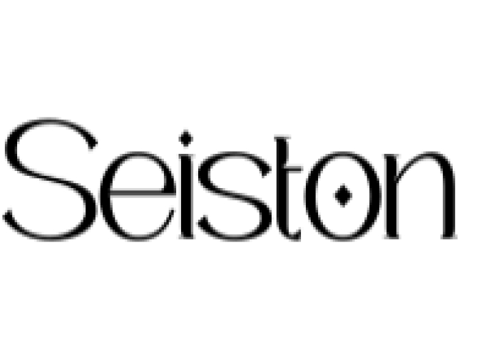 Seiston Font Preview