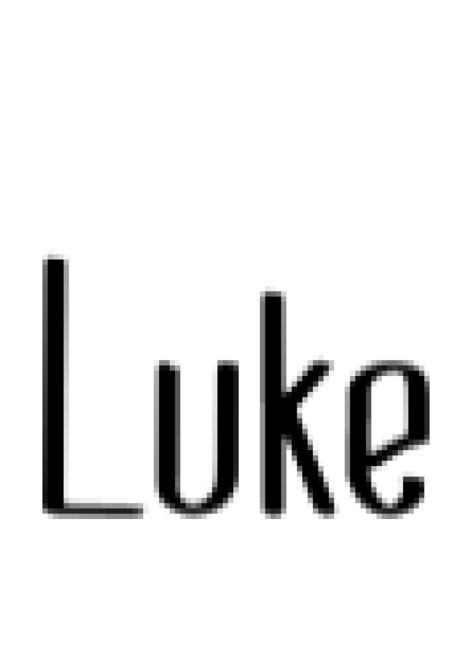 Luke Font Preview